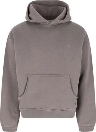ERL Taupe Cotton Hooded Sweatshirt