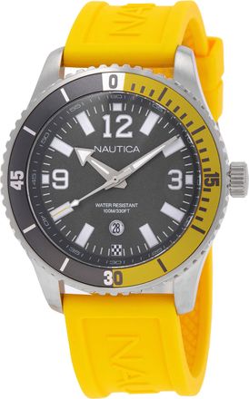 Nautica Pacific Beach Quartz Grey Dial Mens Watch NAPPBS162