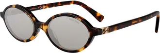 Miu Miu Womens Sunglasses Havana Honey Acetate