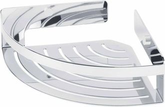 Tiger Cestello Doccia Angolare, Acciaio Inox, Cromato, Grande