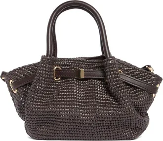 Urban Expression Straw Crossbody Bag in Chocolate at Nordstrom Rack