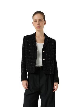 Gerard Darel Tiana Single Breasted Tailored Blazer in Black at Nordstrom, Size 14