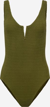 Sorbet Island Womens One-Piece Swimsuit Ava Khaki Polyester Swimwear Sea Clothing