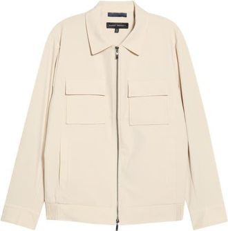 Robert Barakett Jerry Utility Jacket in Stone at Nordstrom, Size Xx-Large