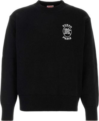 Kenzo Black Crew Neck Sweaters