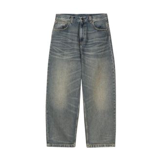 Carhartt Work in Progress Brandon Pant - male - Carhartt Wip - Loose Fit Jeans - Blue - L - Jeans
