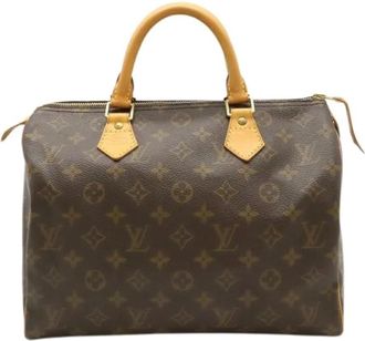 Louis Vuitton Pre-owned Monogram Speedy 30 Handtas - Dames - Vintage Handtas - Bruin - ONE Size - Vintage