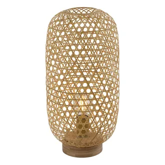 Globo Lighting L&aacute;mpara De Mesa - Mirena - Natural - Bamb&uacute; - &Oslash; 22cm - E27