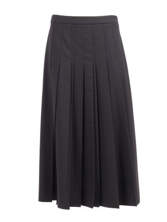 Lorena Antoniazzi Pleated Star Detail Midi Skirt