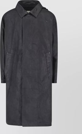 Christophe Lemaire hooded long coat casual style pockets