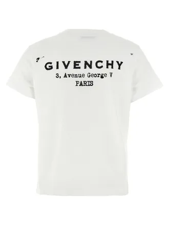 Givenchy Logo-Stamp Printed T-shirt - White