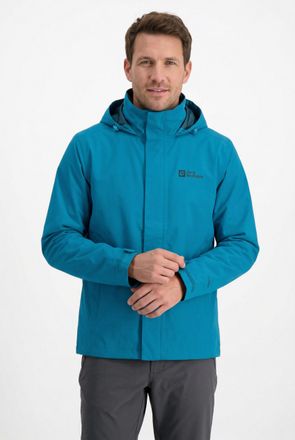 Jack Wolfskin Funktionsjacke JACK WOLFSKIN TRAILTIME 2L JKT M, Herren, Gr. XXL, blau (aurora blau), Obermaterial: 100% Polyester, Jacken Funktionsjacke, Wasserabwei