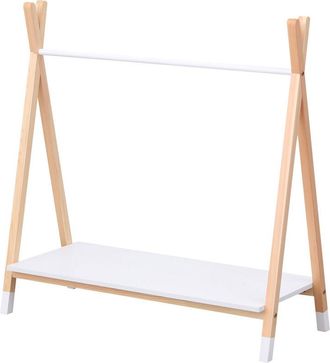 Happy Garden Perchero Lou De Madera En Color Blanco Para Ni&ntilde;os