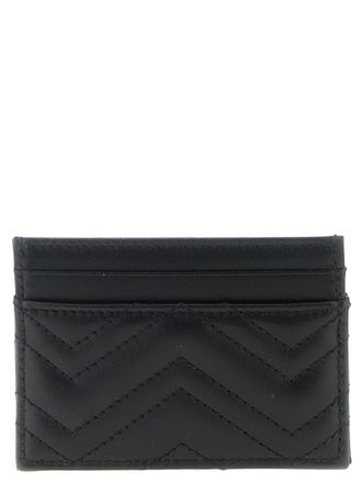 Gucci Womens Black Calfskin Cardholder Accessory