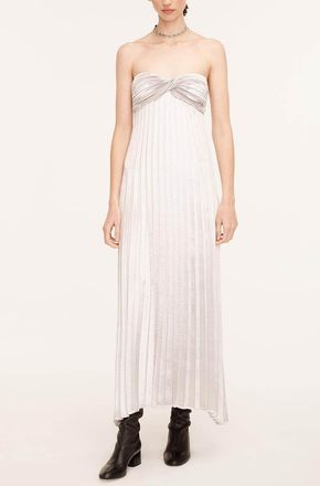 Rebecca Taylor Lam&eacute; Pleated Dress