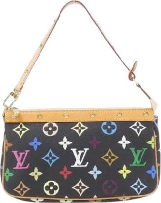 Louis Vuitton Pre-owned Pochette Pouch - Dames - Vintage Schoudertas - Zwart - ONE Size - Vintage