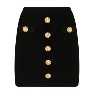 Balmain Mujer, Faldas, Negro, Talla: S