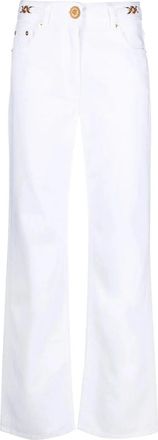 Versace Medusa 95 Jeans - Dames - Regular Fit Jeans - Wit - W28 - Katoen - Jeans