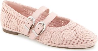 Kenneth Cole Reaction Malibu Crochet Flat in Rose Smoke Crochet at Nordstrom Rack, Size 7.5