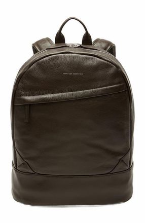 Want Les Essentiels Kastrup Pebble-Grained Leather Backpack in Dark Brown at Nordstrom