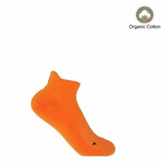 Peper Harow Organic Womens Trainer Sport Socks - Orange