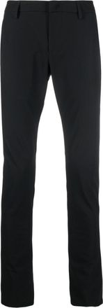 Dondup slim-cut cotton trousers - men - Spandex/Elastane/Cotton/Polyamide - 29 - Black