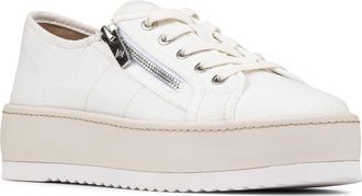 Donald J Pliner Fatimah Platform Sneaker in White at Nordstrom, Size 7.5