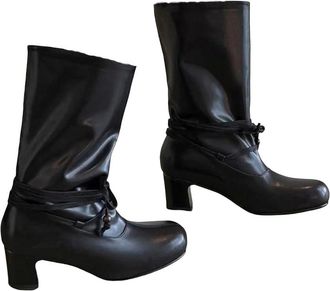 Generic Womens Over The Knee Boots Thick Heel Slip On Casual Dress Shoes