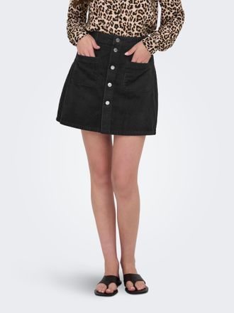 Jacqueline de Yong Cordrock JDY JDYSHIRAZ CORDUROY SKIRT PNT DIA, Damen, Gr. XS (34), braun (chocolate torte), Cord, Obermaterial: 100% Baumwolle, unifarben, kurz, R&ouml;cke