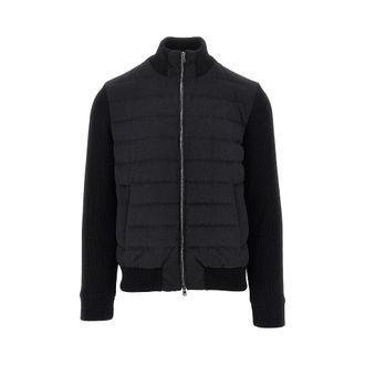 Herno Resort flannel and knitted jacket Man 46