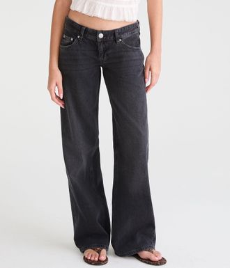 A&eacute;ropostale Super Low-Rise Baggy Wide Leg Jean