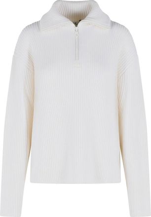 Courr&egrave;ges White merino wool sweater