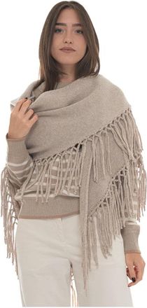 Max Mara Dames, Jassen, Beige, Maat: ONE Size Zijde