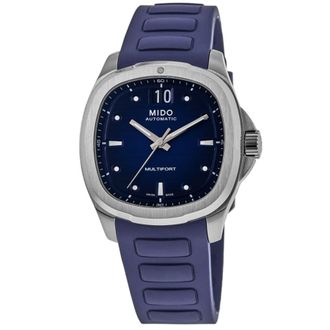 Mido Multifort TV Big Date Blue Dial Rubber Strap Mens Watch M049.526.17.041.00