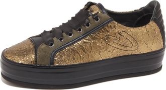 Alberto Guardiani Vintage stijl sleehak schoen Toki TOW - Dames - Sneakers - Veelkleurig - 35 EU - Leer - Schoenen