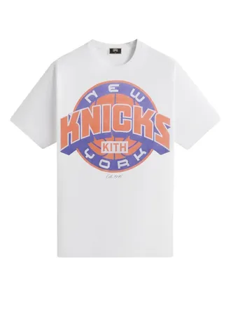 Kith New York Knicks logo t-shirt - men - Cotton - M - White