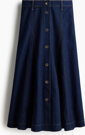 H&M Jeansjupe in A-Linie - Blue