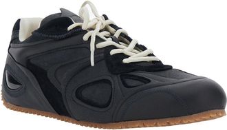 Axel Arigato Mens Sneakers Slow Runner Black Leather-Suede Trainers