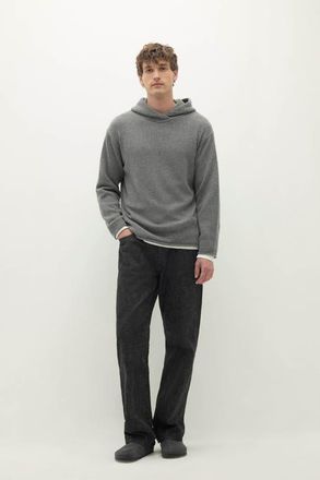 Naked Cashmere Aurelio Cashmere Hoodie in Thunder at Nordstrom, Size X-Large