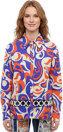 Dsquared2 Multicolor Regular Abstract Shirt