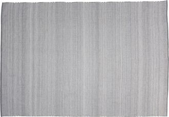 Macabane Alfombra exterior rect 200x290cm poli&eacute;ster reciclado gris/blanco