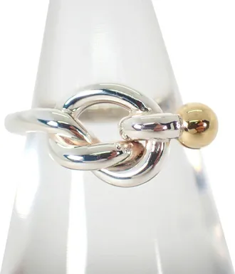 Tiffany & Co. Yellow Gold (18K) Sterling Silver 925 Band Ring (Pre-Owned)