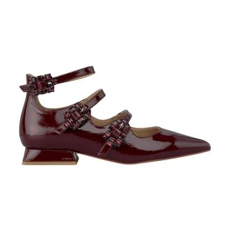 Alma En Pena Scherpe schoengesp - Dames - Ballerinas - Rood - 38 EU - Schoenen