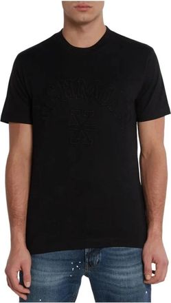 John Richmond T-shirt - Heren - T-shirts - Zwart - L - Katoen - Tops