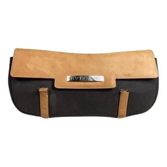 Bulgari Clutch Vintage in Pelle Pre-owned - - Pre-owned - Donna - Nero - ONE SIZE