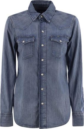 Polo Ralph Lauren Fitted Denim Western Shirt
