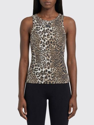 Ganni Top GANNI Woman color Brown