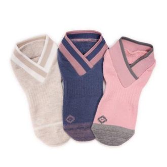 Muk Luks Studio Socks 3 Pair Pack in Bloom/blue at Nordstrom