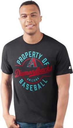 Starter Mens Starter Black Arizona Diamondbacks Prime Time Property Of T-Shirt at Nordstrom, Size Medium