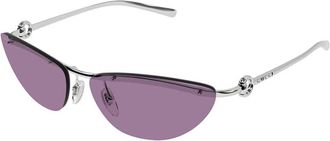Gucci Ladies Black Cat Eye Sunglasses GG1701S 003